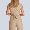 ModeParisienne® Helene - Jumpsuit in Hazelkleur | Tijdloos & Trendy