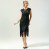 ModeParisienne® Zinnia - Pailletten 1920s Jurk met Franje | Glamoureus & Uniek