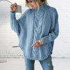 ModeParisienne® Verica - Maglione lungo a maglia grossa per donna