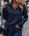 ModeParisienne® Elise - Elegante maglione con scollo a V per donna