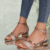 Sandalen - Valeriene | Orthopedische sandalen met verstelbare bandjes en comfortabele pasvorm - Roze goud - 36 - Zarandi Amsterdam