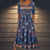 Casual Summer Wear - Vergie | Elegante buikvriendelijke damesjurk van lichtgewicht materiaal, mouwloos en veelzijdig voor elke gelegenheid - Blauw - S - Zarandi Amsterdam