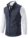 Vest met structuurpatroon voor heren | Slim fit 0