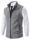 Vest met structuurpatroon voor heren | Slim fit 2