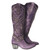 Winter Boots - Vintage hoge laarzen voor dames | Dikke hak - Paars - 34 - Zarandi Amsterdam