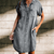 Summer Trend Outfits - Vivian | Elegante denimjurk met comfortabele pasvorm en veelzijdige stijl voor dagelijks gebruik - Grijs - S - Zarandi Amsterdam