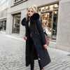 Women's Winter Coat - Waterbestendige winterjassen voor dames | Extra lang - Zwart - S - Zarandi Amsterdam