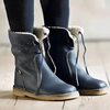 Winter Boots - Waterdichte winterlaarzen voor dames | Warme wollen voering - Zwart - 34 - Zarandi Amsterdam