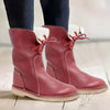 Winter Boots - Waterdichte winterlaarzen voor dames | Warme wollen voering - Rood - 34 - Zarandi Amsterdam