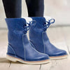 Winter Boots - Waterdichte winterlaarzen voor dames | Warme wollen voering - Blauw - 34 - Zarandi Amsterdam