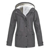 Waterdichte wollen jas voor dames | Middellange lengte 0