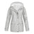 Waterdichte wollen jas voor dames | Middellange lengte 5