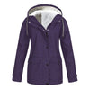 Waterdichte wollen jas voor dames | Middellange lengte 7