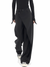 Women's Trousers - Wijde broek voor dames, asymmetrische snit | Casual en elegant - Zwart - S - Zarandi Amsterdam