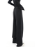 Women's Trousers - Wijde broek voor dames, asymmetrische snit | Casual en elegant - Zwart - S - Zarandi Amsterdam