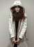 Women's Coat - Winterjas met imitatiebontvoering voor dames | Elegante pasvorm - Wit - S - Zarandi Amsterdam