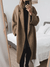 Women's Coat - Winterjas voor dames, lang, klassiek design | Warm - Bruin - S - Zarandi Amsterdam