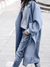 Women's Coat - Winterjas voor dames, relaxte pasvorm | Winter - Blauw - S - Zarandi Amsterdam