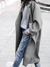 Women's Coat - Winterjas voor dames, relaxte pasvorm | Winter - Grijs - S - Zarandi Amsterdam