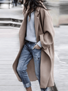 Women's Coat - Winterjas voor dames, relaxte pasvorm | Winter - Khaki - S - Zarandi Amsterdam