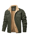 Men's Jacket - Winterjas voor heren | Klassieke snit - Groen - S - Zarandi Amsterdam