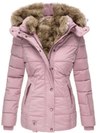 Women's Jacket - Winterjassen voor dames | Geïsoleerd met capuchon - Roze - S - Zarandi Amsterdam