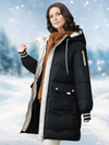 Winterparka voor dames | Lange lengte, capuchon 0