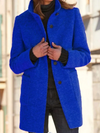 Wollen jas voor dames | Elegante pasvorm, knoopsluiting 2
