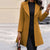 Winter Coat - Wollen jas voor dames | Getailleerde pasvorm, klassiek design - Geel - S - Zarandi Amsterdam