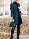 Wollen jas voor dames met opstaande kraag | Winter 8