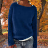 Women's Sweater - Wollen trui voor dames | Klassiek design - Blauw - S - Zarandi Amsterdam