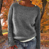 Women's Sweater - Wollen trui voor dames | Klassiek design - Grijs - S - Zarandi Amsterdam