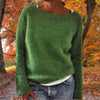 Women's Sweater - Wollen trui voor dames | Klassiek design - Groen - S - Zarandi Amsterdam