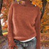 Women's Sweater - Wollen trui voor dames | Klassiek design - Oranje - S - Zarandi Amsterdam