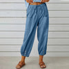 Comfortabele Casual Broeken voor Dames - ModeParisienne® Gerlinda | Comfortabele Casual Broeken voor Dames - Denim Blauw - S - Zarandi Amsterdam