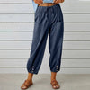 Comfortabele Casual Broeken voor Dames - ModeParisienne® Gerlinda | Comfortabele Casual Broeken voor Dames - Marineblauw - S - Zarandi Amsterdam