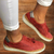 Wynnie | Comfortabele orthopedische zomerslippers voor dames met antislipzool en ademend ontwerp | Rood