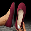 Zachte Comfort Ballerina's – Ergonomische Pasvorm met Stijlvolle Look | Rood