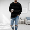 Men's Sweater - Zachte gebreide herentrui | Tijdloos design - Zwart - S - Zarandi Amsterdam