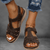 Dames Sandalen - Zomersandalen met Zachte Binnenzool en Pasvorm op Maat - Bruin - 35 - Zarandi Amsterdam