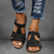 Dames Sandalen - Zomersandalen met Zachte Binnenzool en Pasvorm op Maat - Zwart - 35 - Zarandi Amsterdam