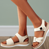 Dames Sandalen - Zomerse instapsandalen met zachte zool en ademend ontwerp - Beige - 35 - Zarandi Amsterdam