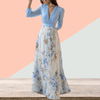 Jurken - Zomerse maxi jurk met bloemenprint en luchtige, flatterende snit - S - Zarandi Amsterdam