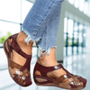 Dames Sandalen - Zomerse sandalen met ademend ontwerp en perfecte pasvorm - Bordeauxrood - 36 - Zarandi Amsterdam