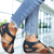 Dames Sandalen - Zomerse sandalen met ademend ontwerp en perfecte pasvorm - Marineblauw - 36 - Zarandi Amsterdam