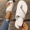 Orthopedische Sandalen - Zomerse sandalen met verstelbare bandjes – luchtig en stijlvol - Wit - 36 - Zarandi Amsterdam