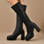 Women's Winter Boots - Stijlvolle Overknee Laarzen met Grove Hak voor Elke Gelegenheid - 35 - Zarandi Amsterdam