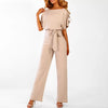 Aussie Wear Stijlvolle Zomerjumpsuit - ModeParisienne® Gudrun | Aussie Wear Stijlvolle Zomerjumpsuit - Beige - S - Zarandi Amsterdam