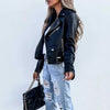 ModeParisienne® Slim Fit Biker Chic: Giacca Estiva da Donna in Pelle