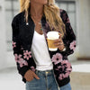ModeParisienne® bomber stijl sparkly print dames zomerjas
